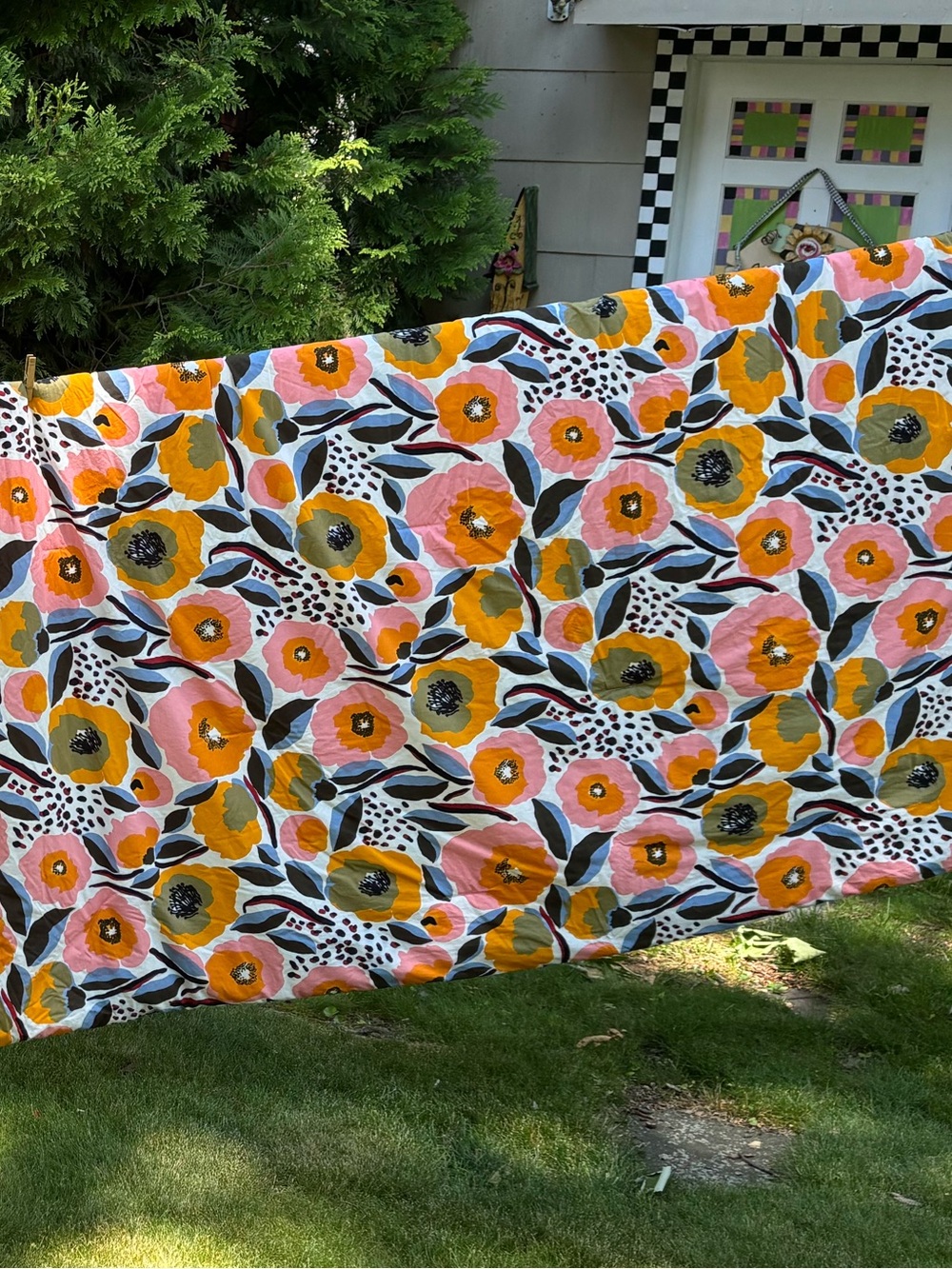 Marimekko Twin Duvet - Rosarium Print